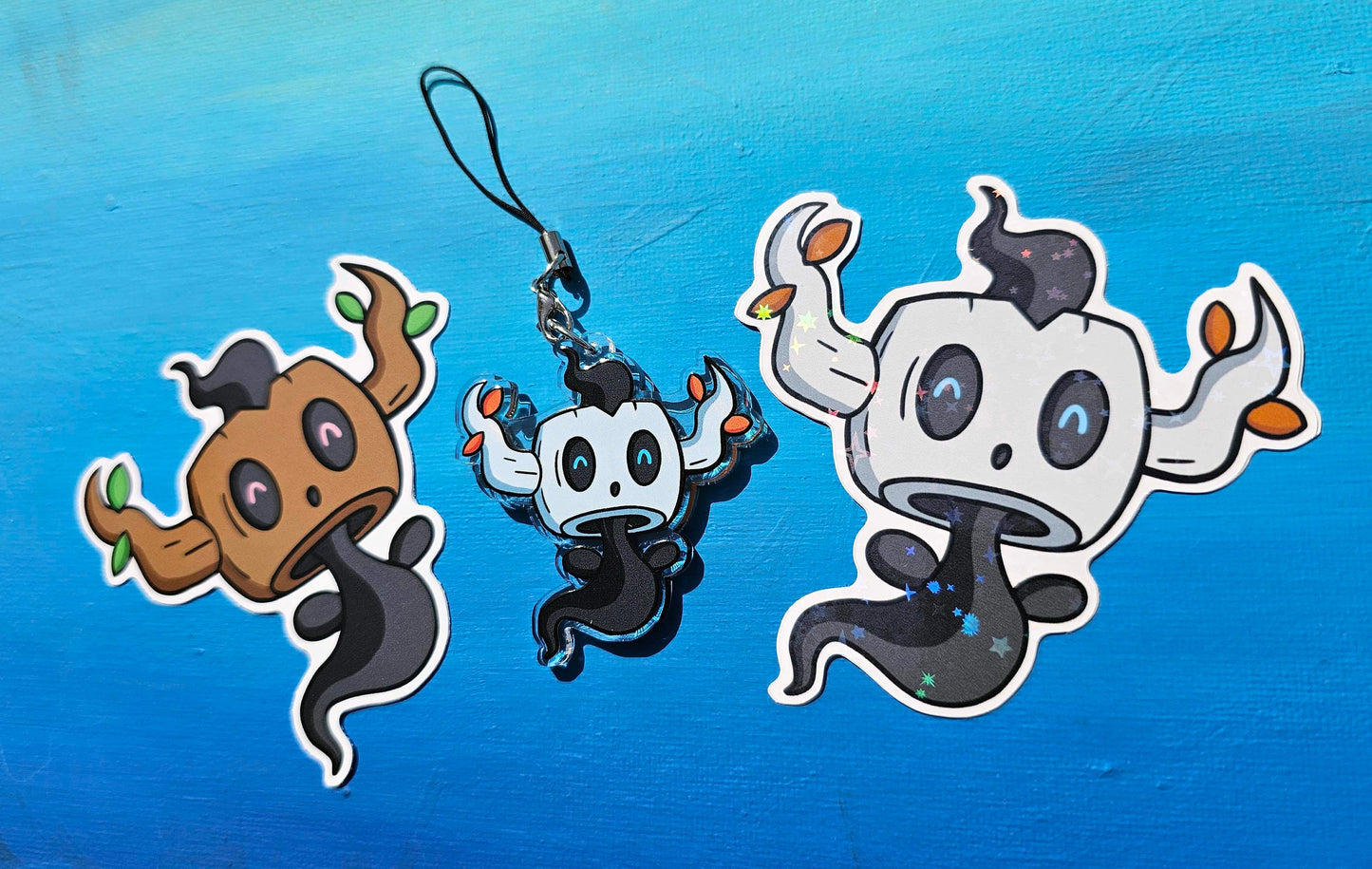 Double-Sided Happy Phantump Charm