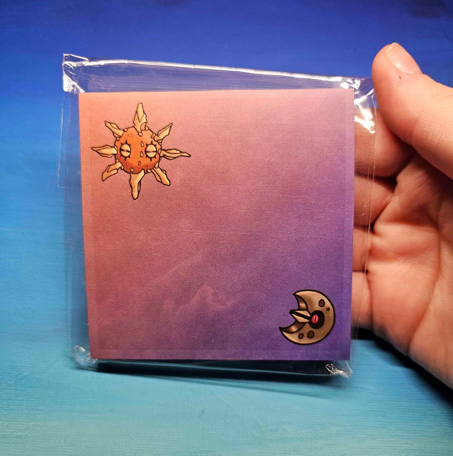 Solrock + Lunatone Sticky Notes