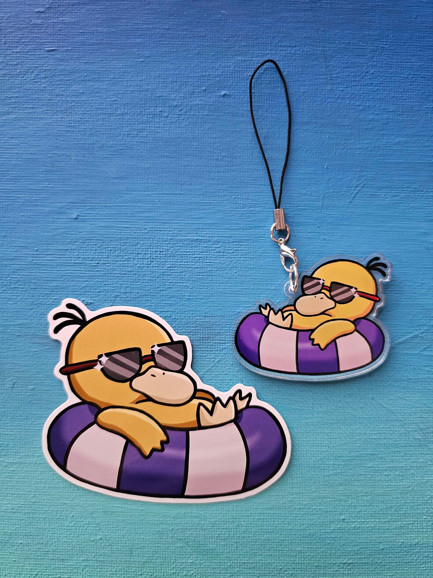 Psyduck Floatie Sticker