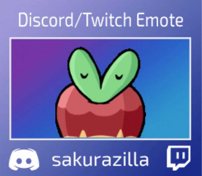 Applin Long Blink Emote (Animated Version!)