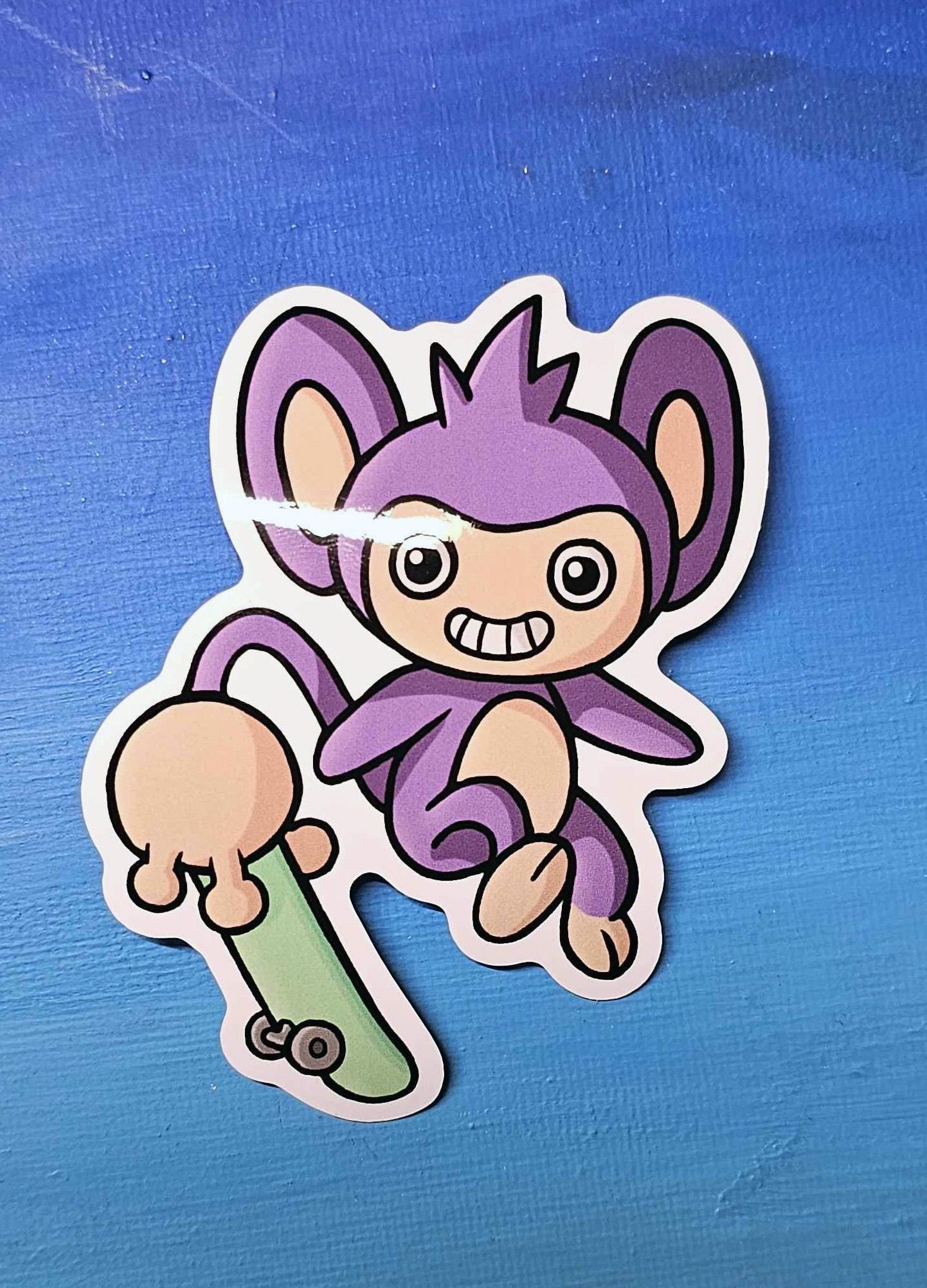 Aipom Skateboard Sticker
