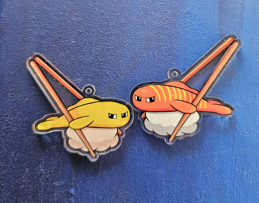 Double-Sided Tatsugiri Stretchy Sushi Charm