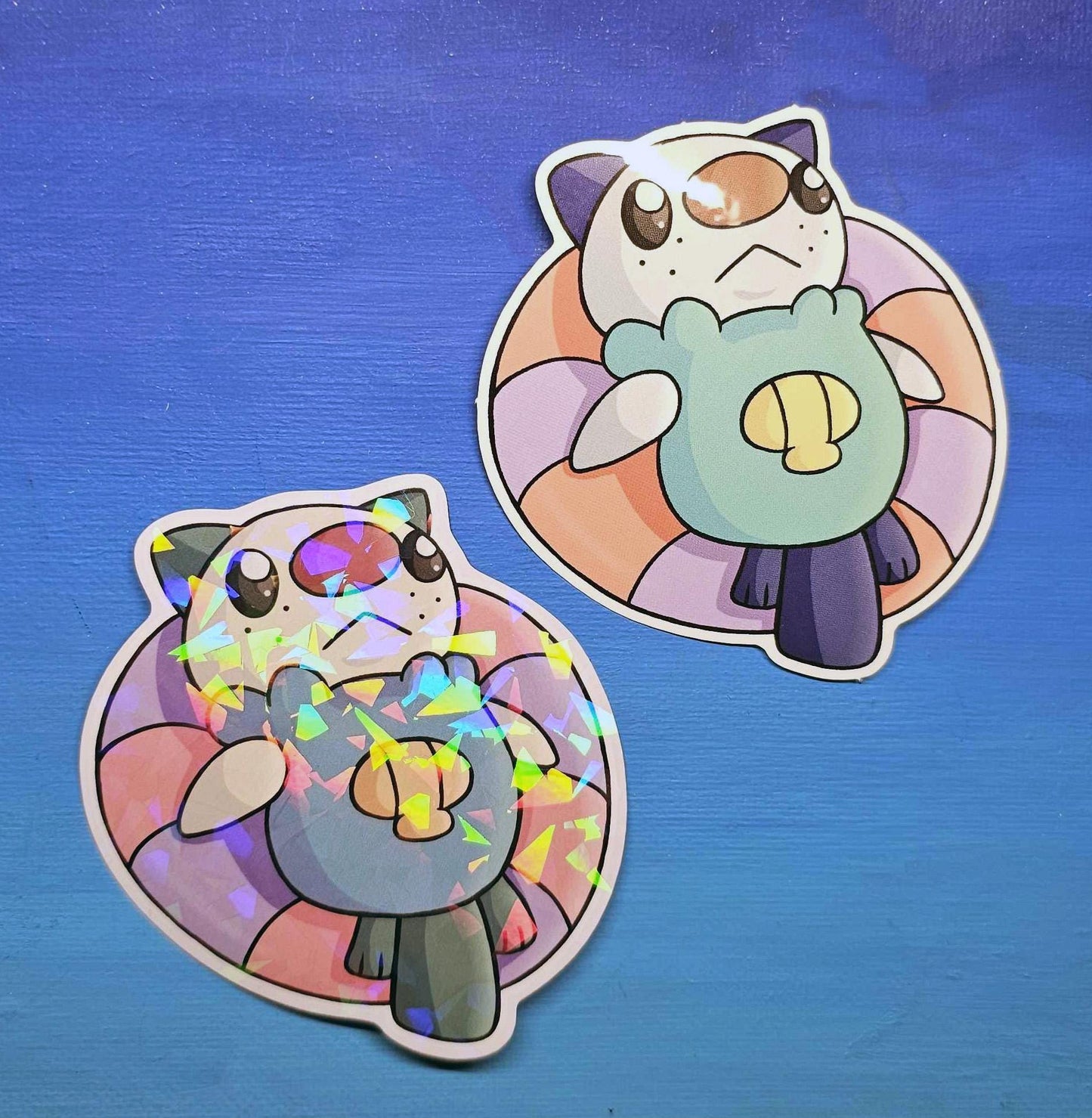 Shiny Oshawott Floatie Sticker