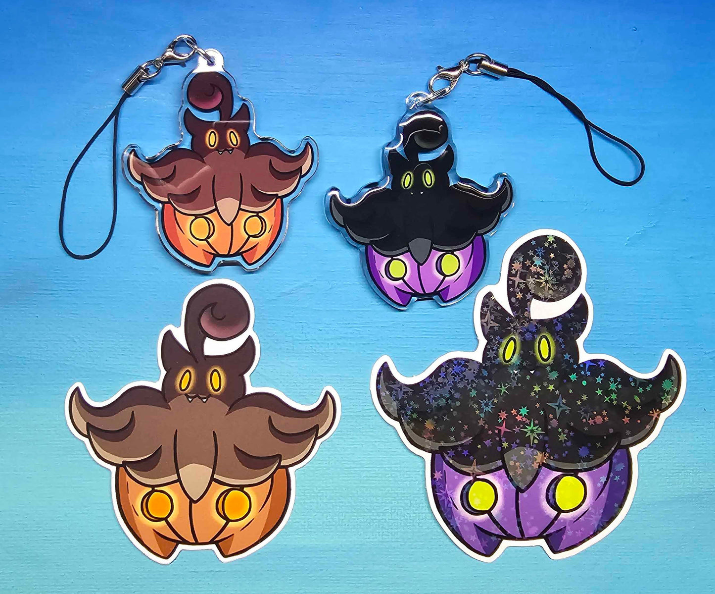 Shiny Holographic Pumpkaboo Sticker