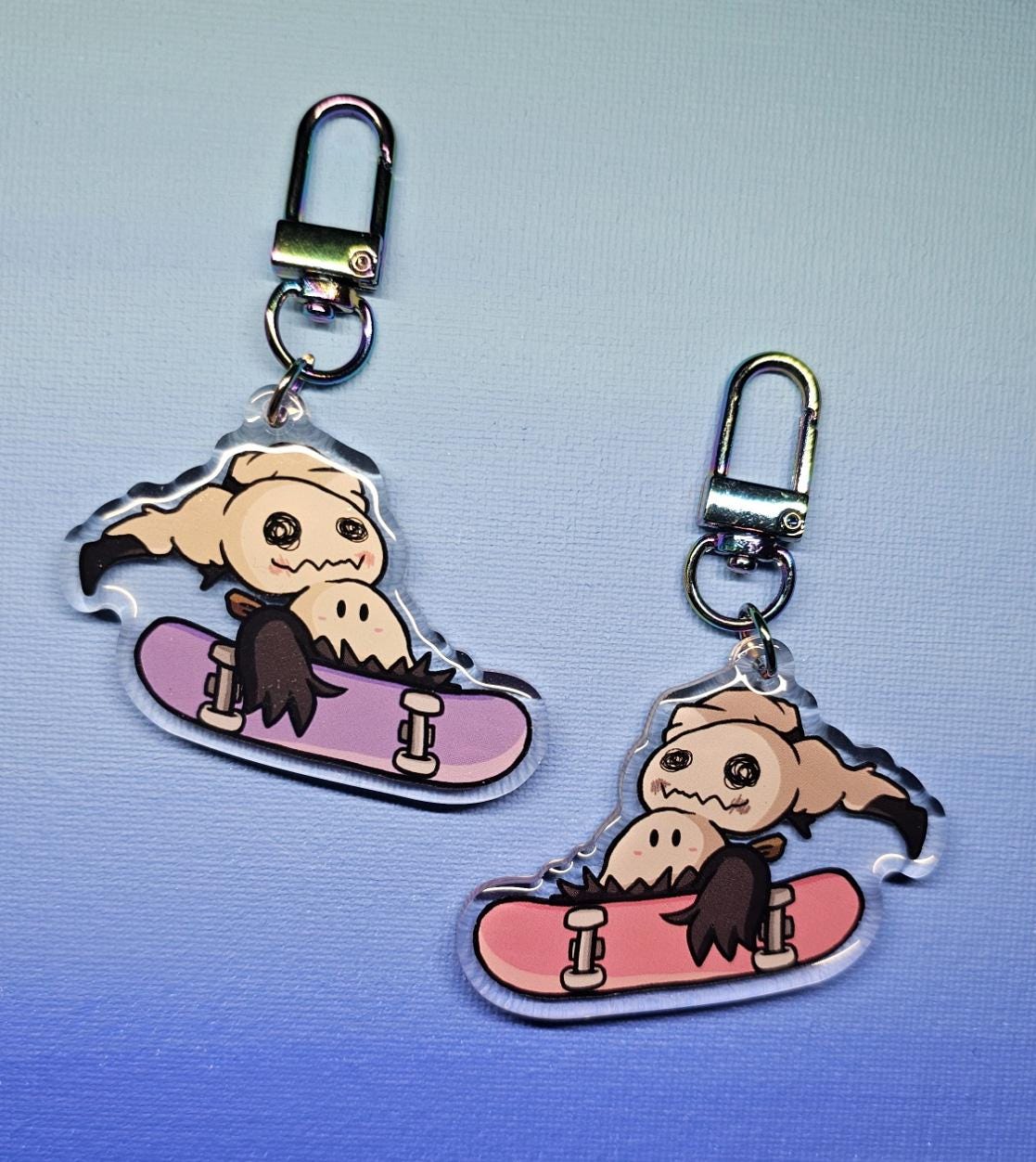 Double-Sided Mimikyu Skater Charm