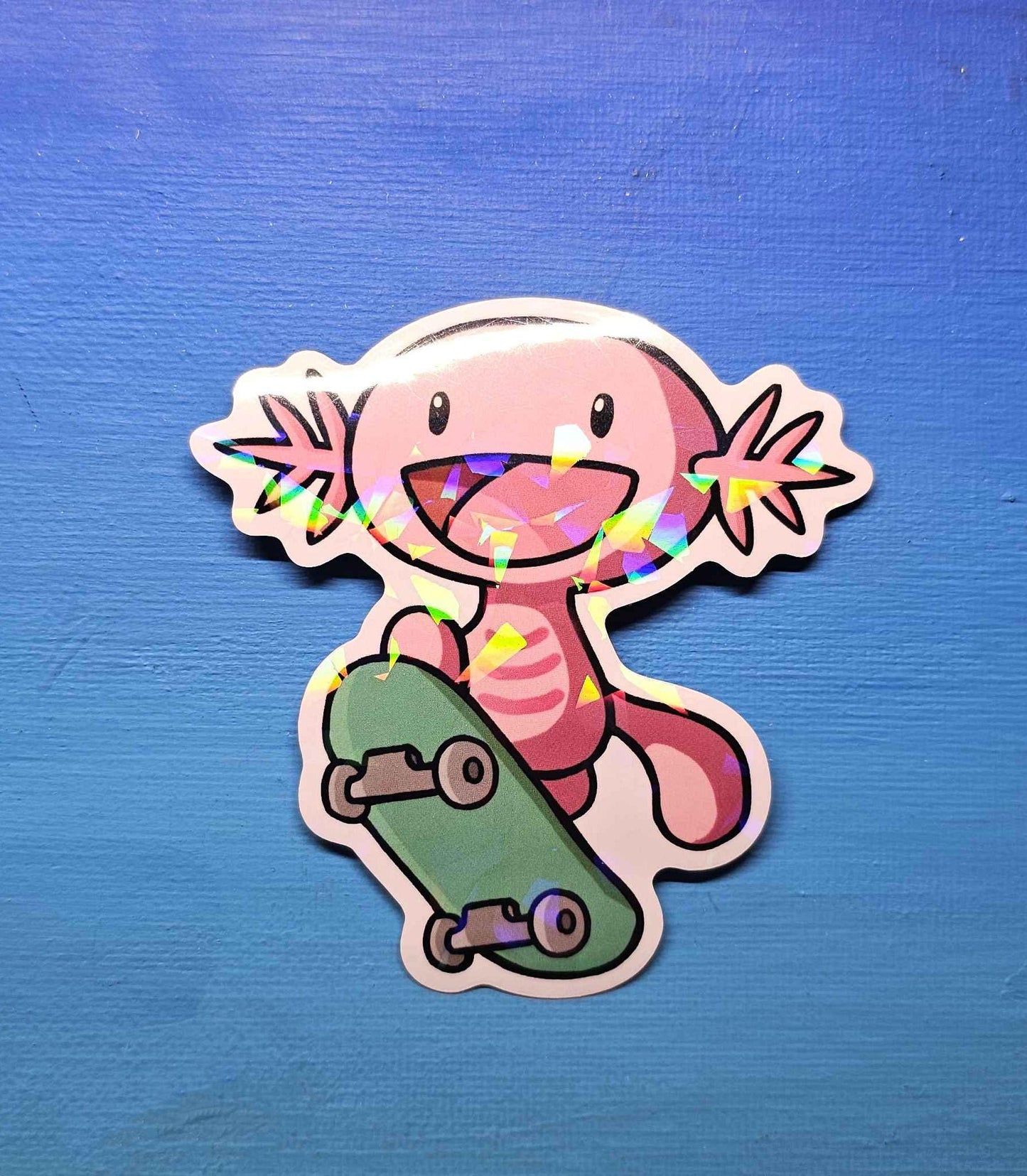 Shiny Wooper Skateboard Sticker