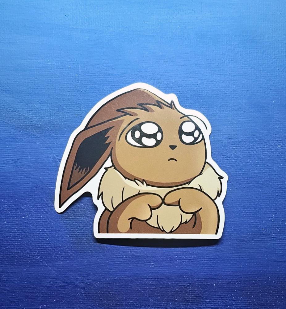 Eevee Pleading Sticker