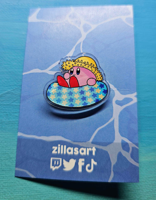 Kirby Floatie Pin 30mm