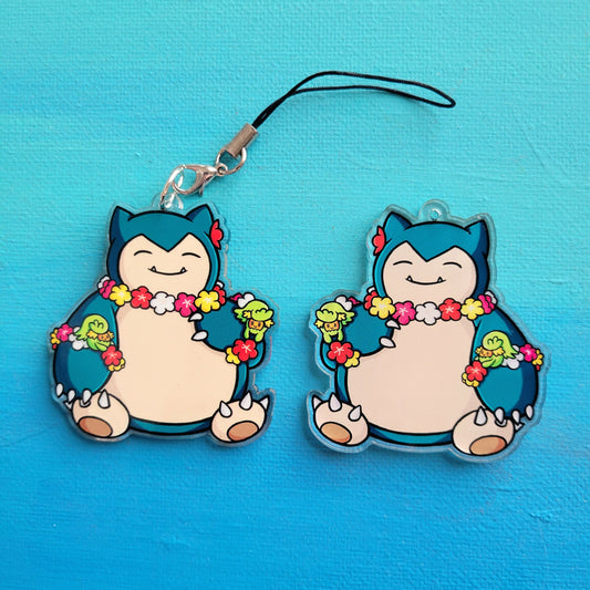 Double-Sided Snorlax Charm