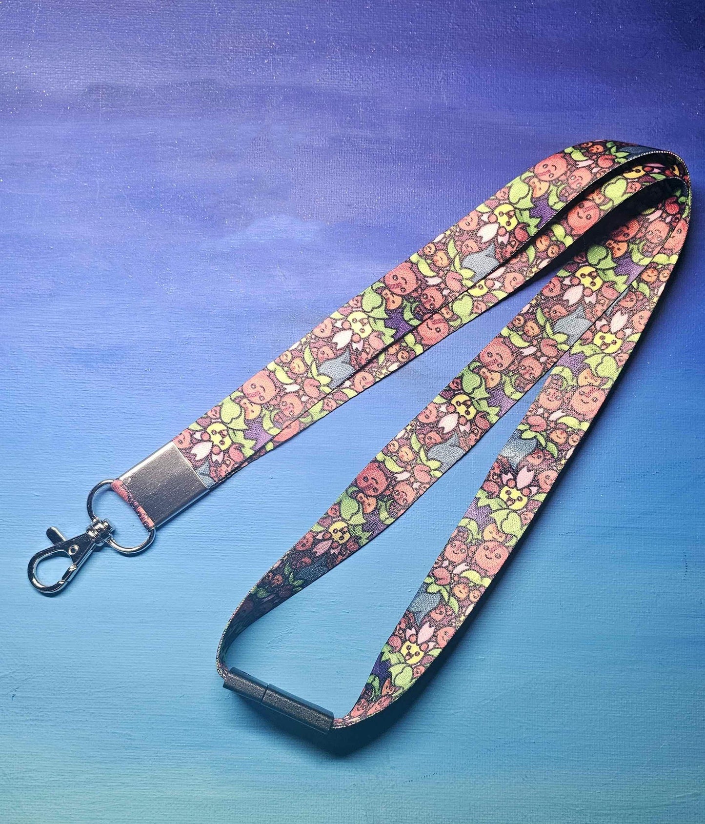 Cherubi + Cherrim Lanyard w/ Safety Break