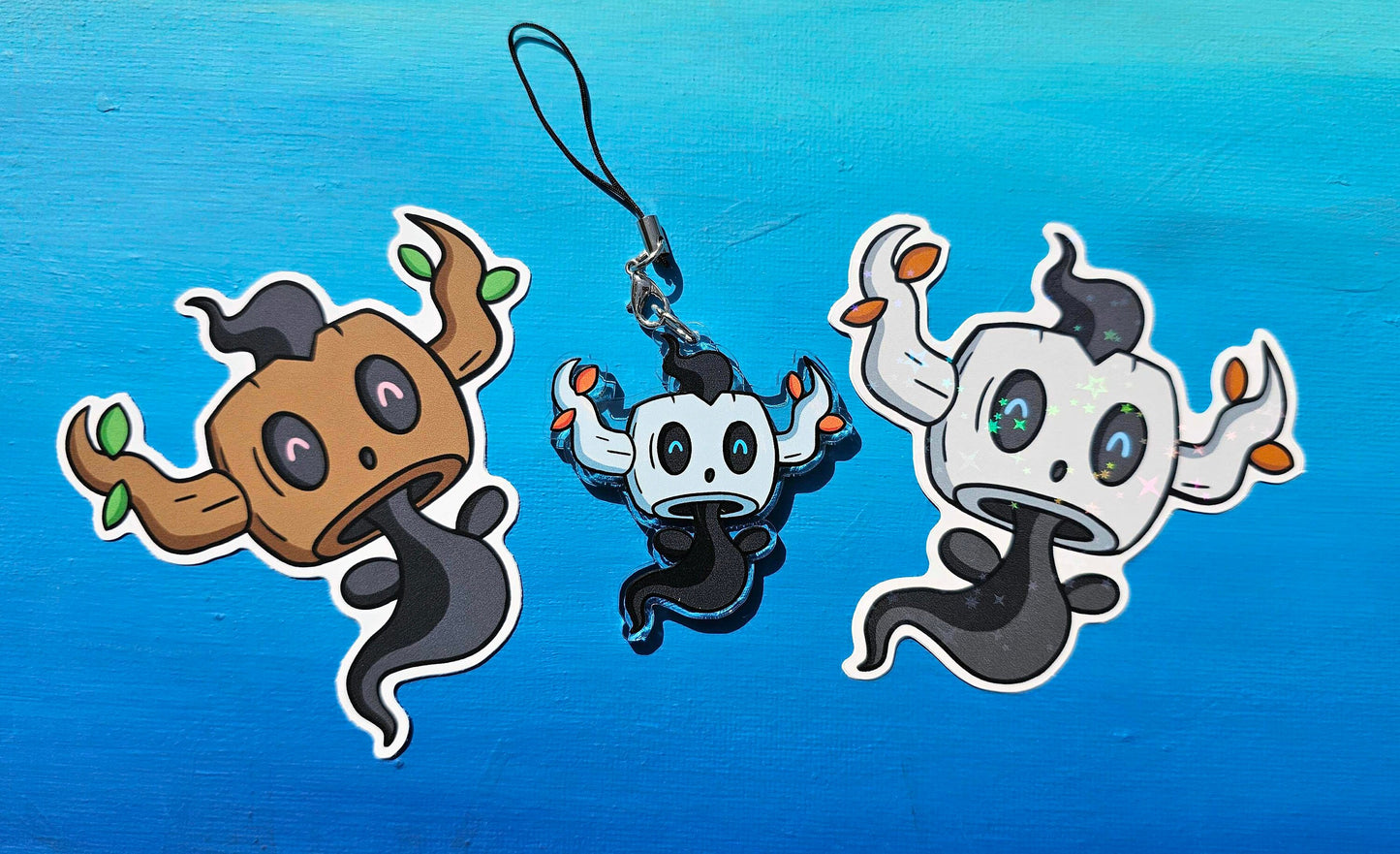 Double-Sided Happy Phantump Charm