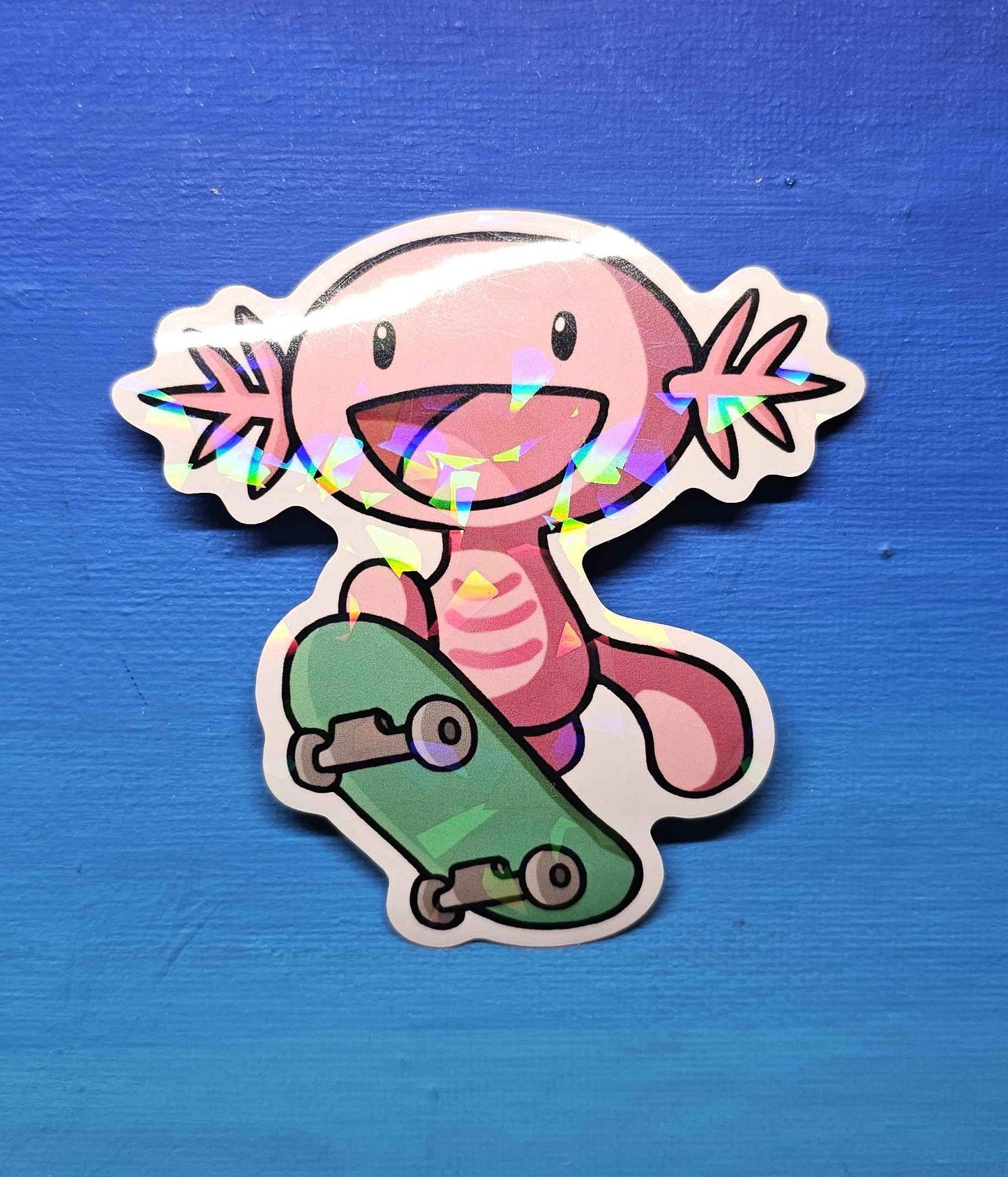 Shiny Wooper Skateboard Sticker