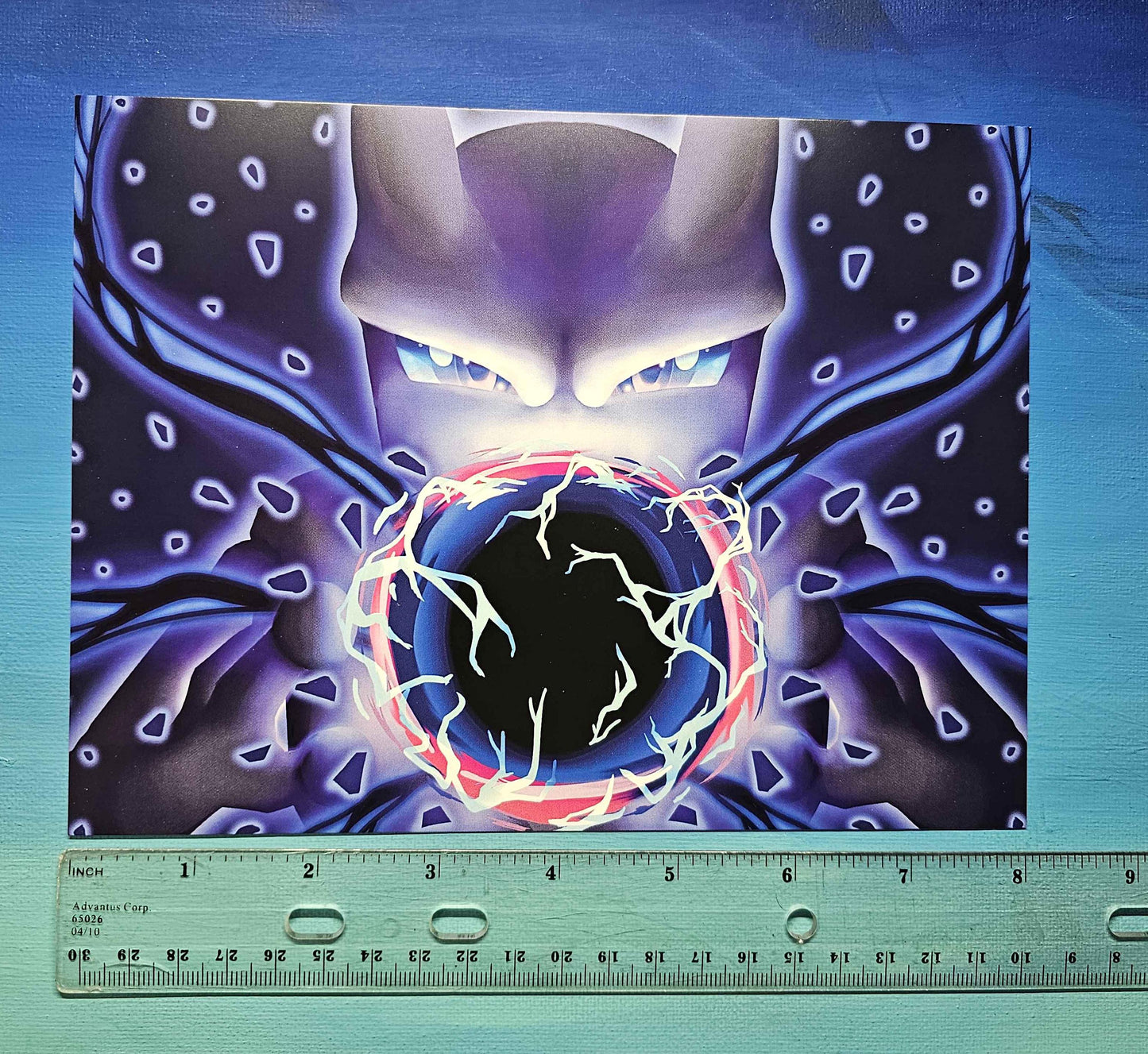 Giclee Print - Mewtwo Charging Shadow Ball