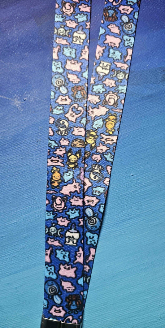 Ditto + Friends Lanyard w/ Safety Break