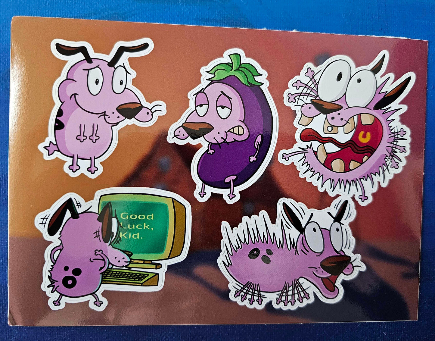 A6 Courage the Cowardly Dog Sheet