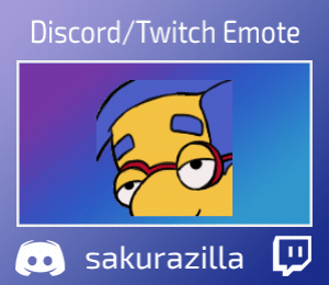 Milhouse Eyebrows Emote (Animated!)