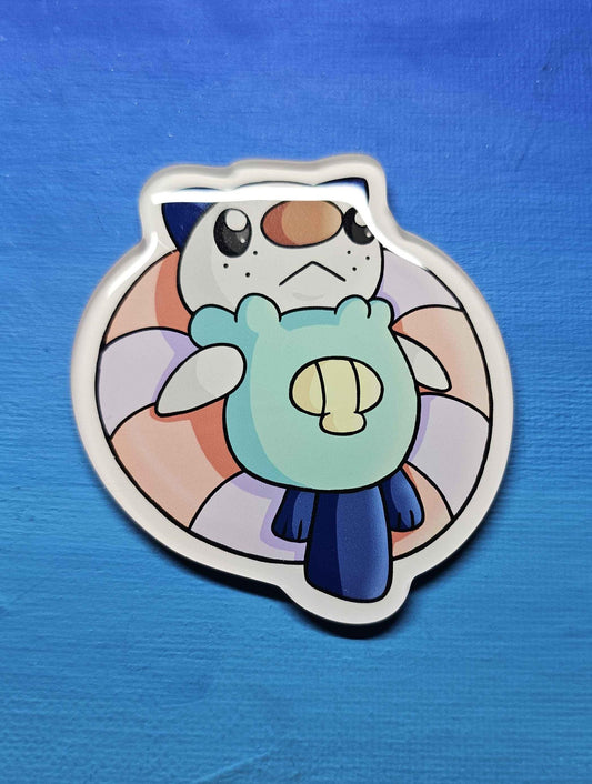 Oshawott Floatie Magnet