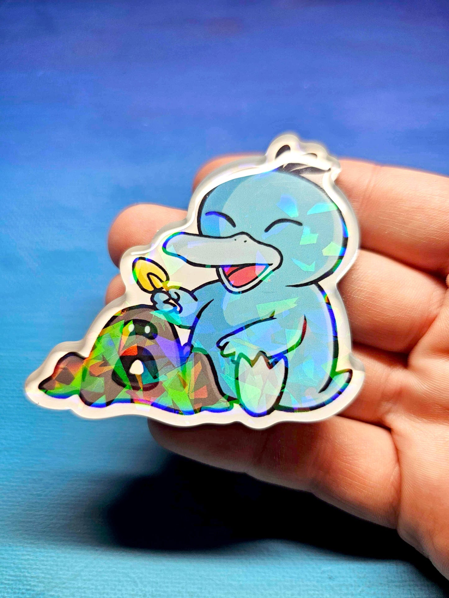 Shiny Psyduck w/ Sandygast Magnet