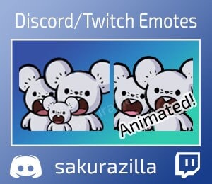 Maushold + Tandemaus Scream Emotes (Animated!)