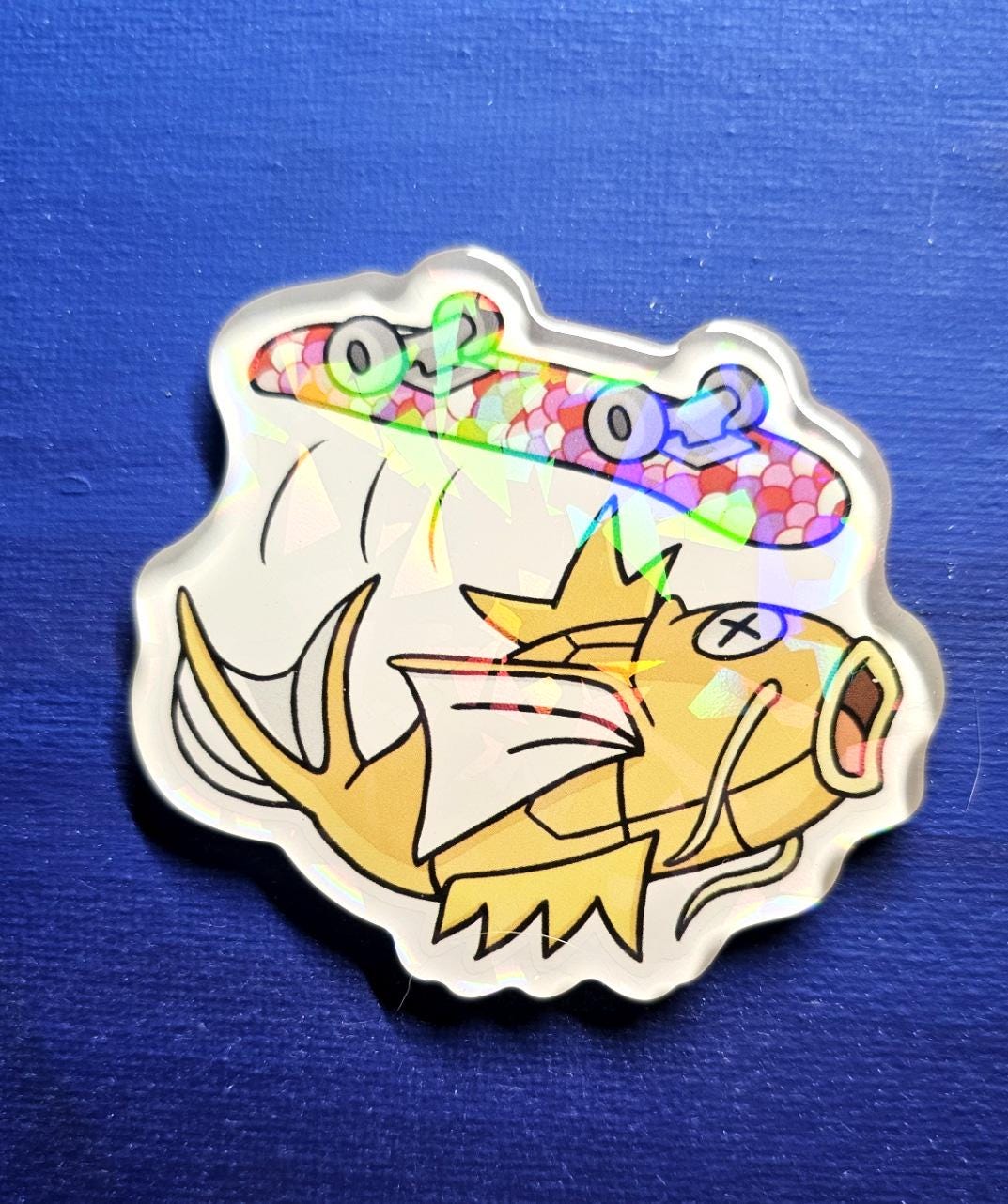 Shiny Magikarp "Skateboarder" Magnet