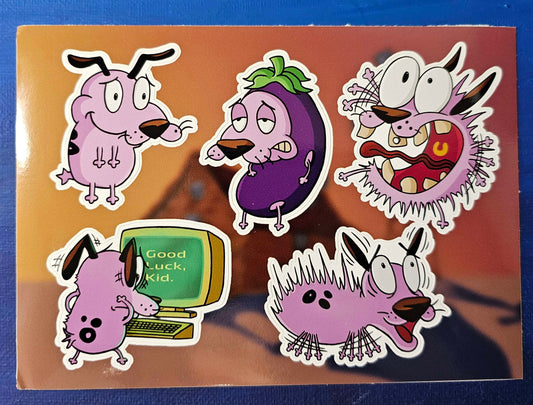 A6 Courage the Cowardly Dog Sheet