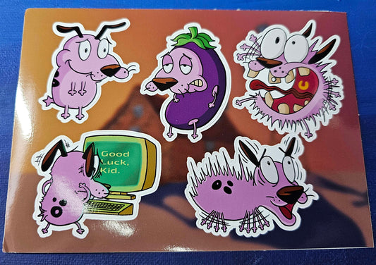 A6 Courage the Cowardly Dog Sheet