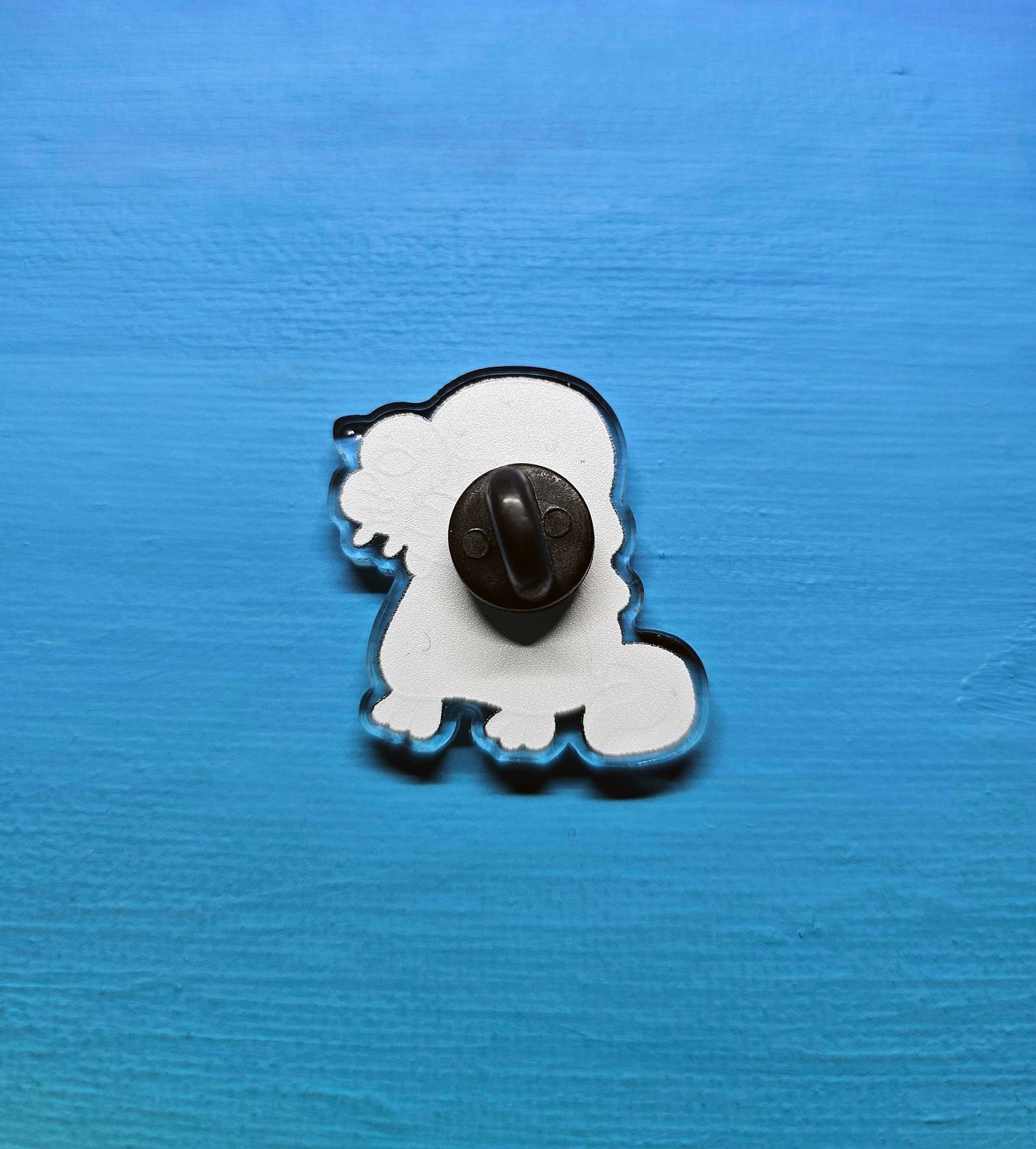 Quagsire Holding Wooper Pin 30mm