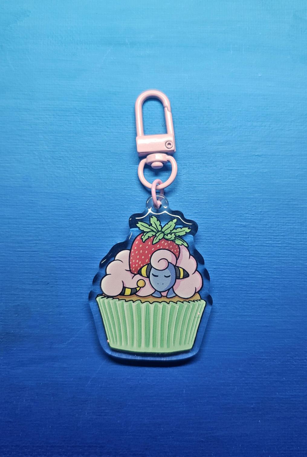 Double-Sided Mareep Sheep Cake Charm