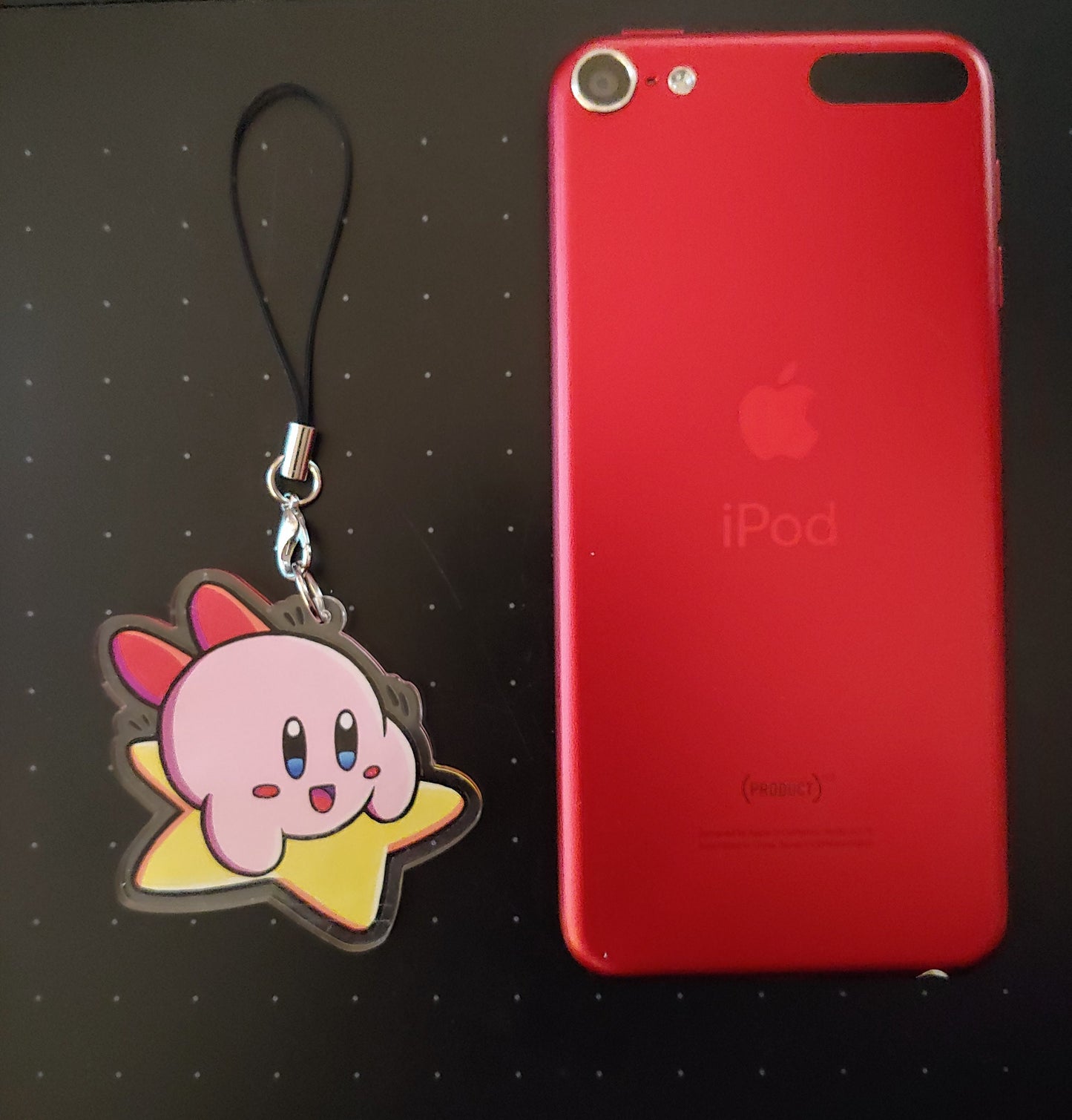 Double-Sided Star Surfing Kirby Charm