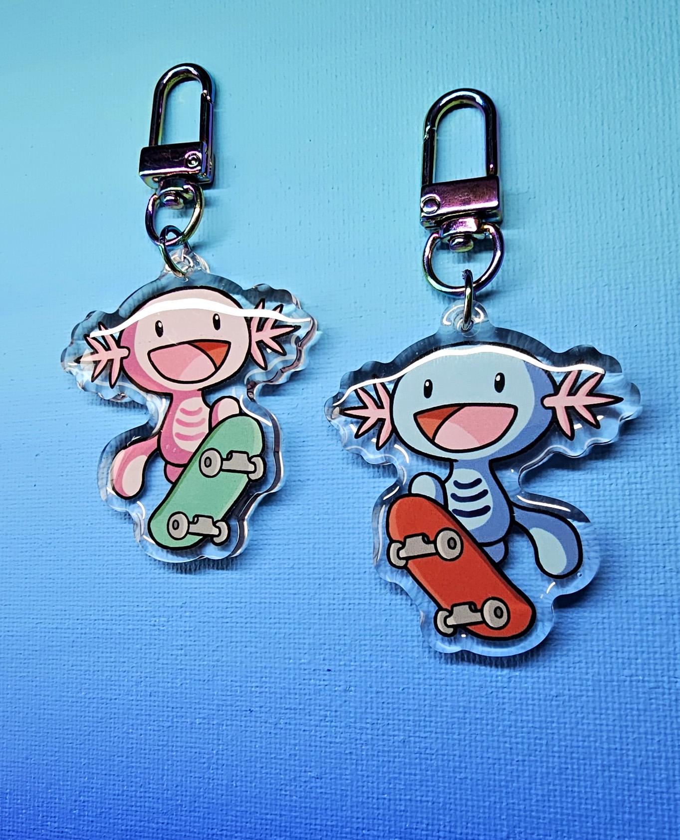 Double-Sided Wooper Skater Charm