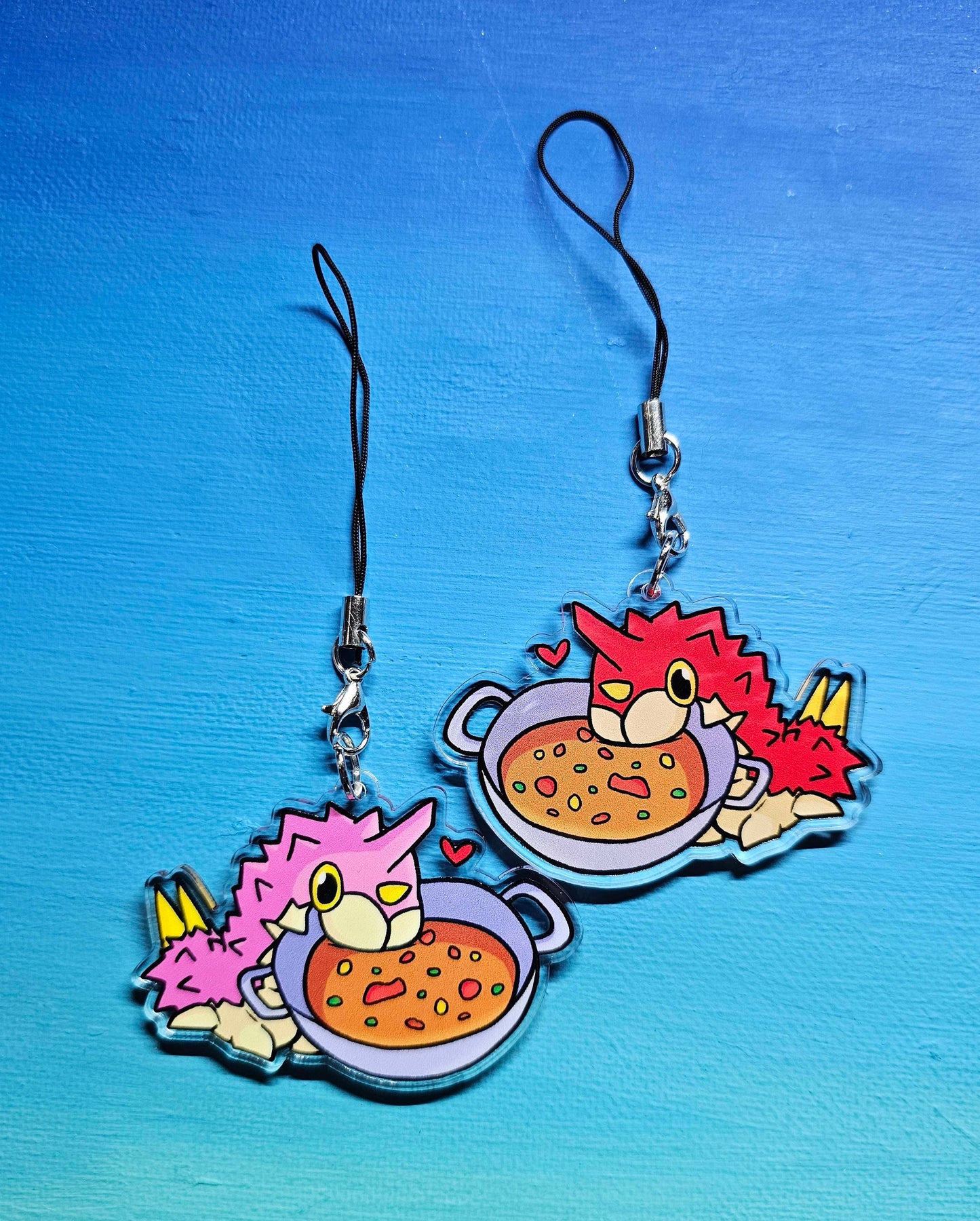 Double-Sided Wurmple Soup Charm