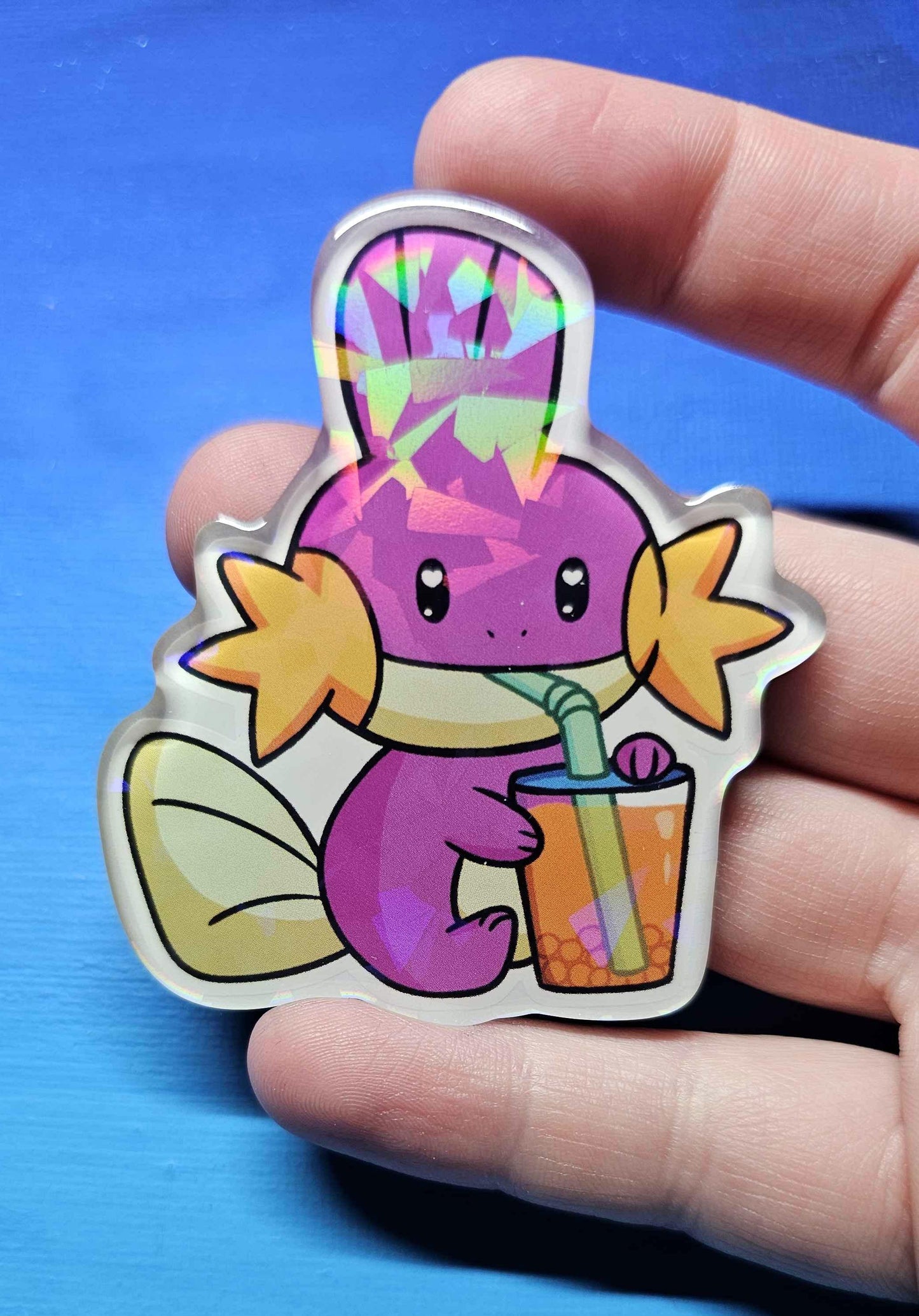 Shiny Boba Mudkip Magnet