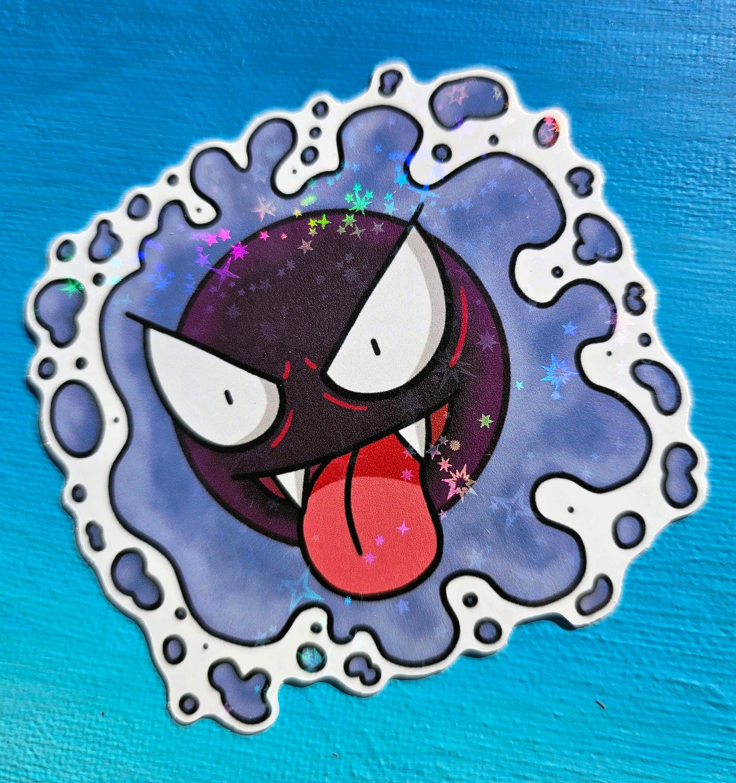 Shiny Gastly Sticking Out Tongue Sticker