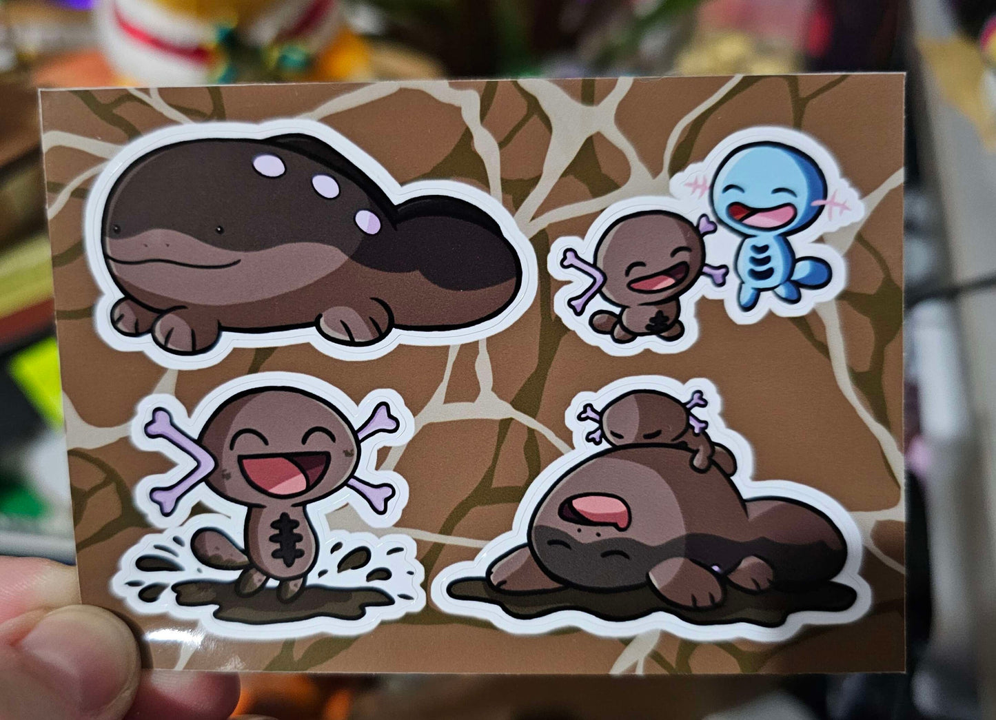 Clodsire/Paldean Wooper Sticker Sheet