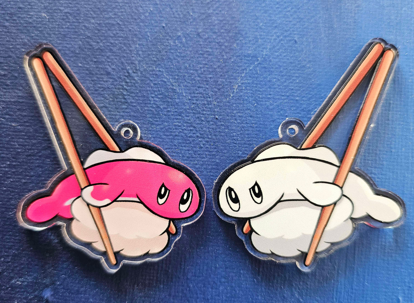Double-Sided Tatsugiri Droopy Form Sushi Charm