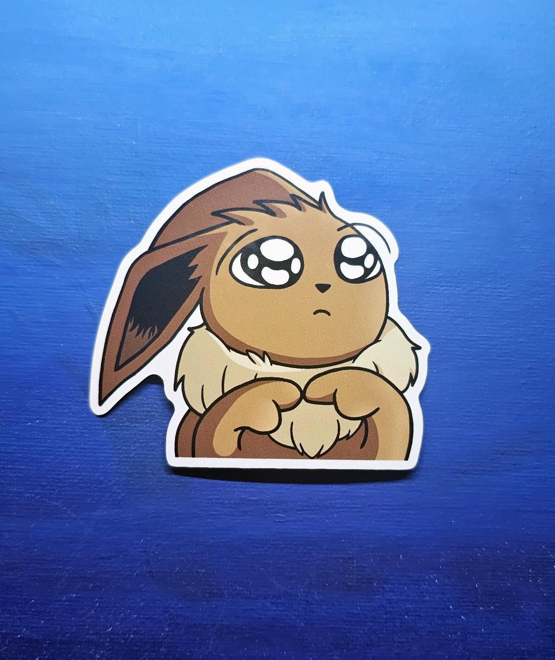 Eevee Pleading Sticker