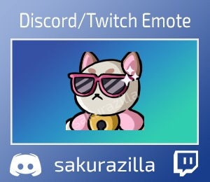 Puppycat Cool Emote (Twitch/Discord)