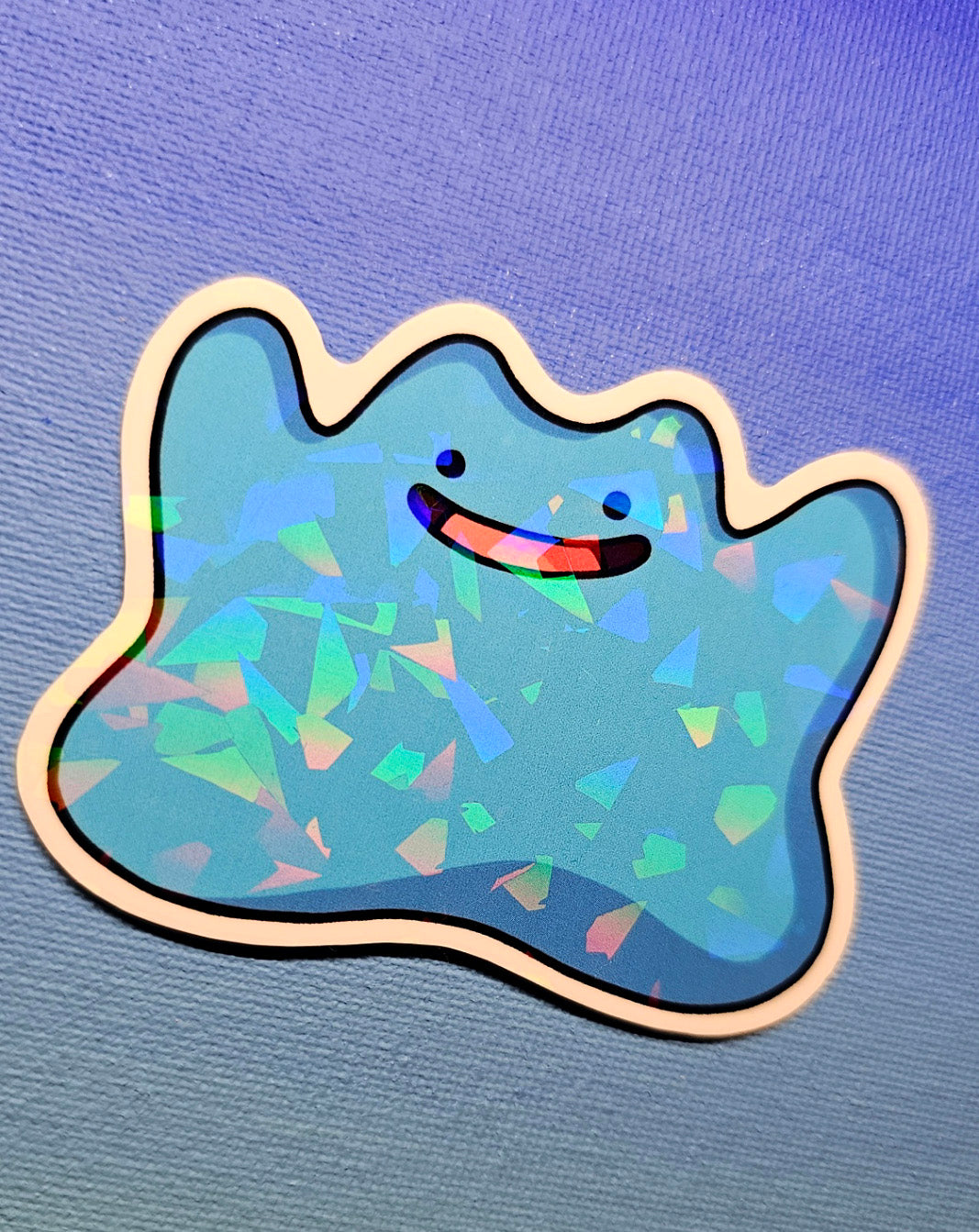 Shiny Holographic Ditto Sticker