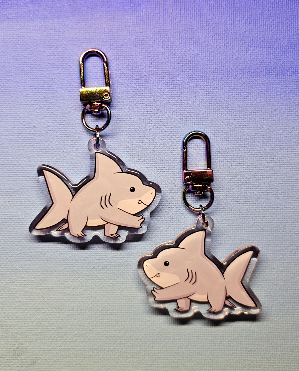 Double-Sided Jeff the Land Shark Charm