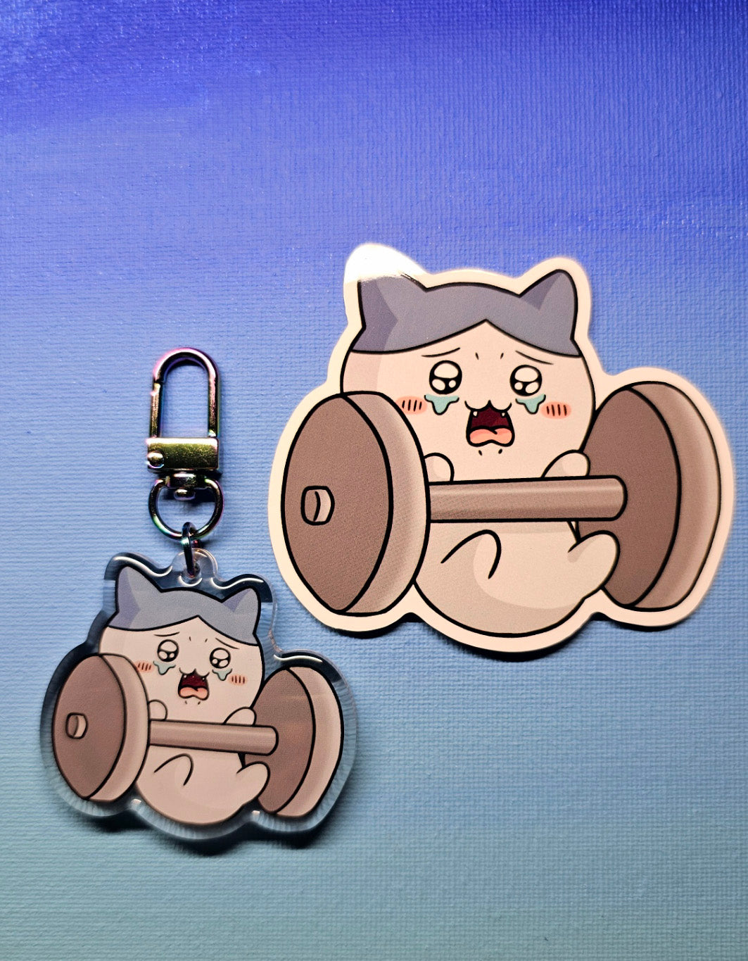 Double-Sided Hachiware Weighted Charm