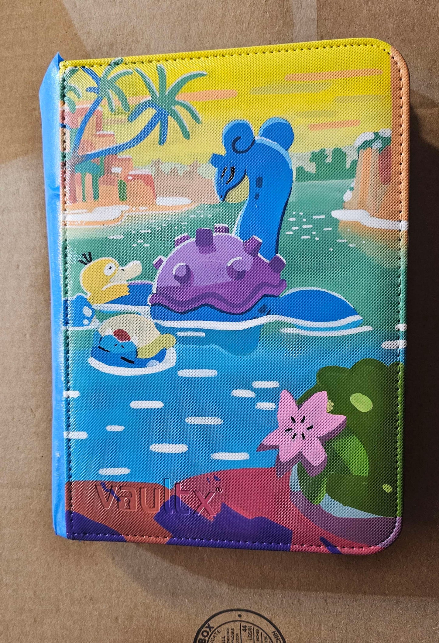 Custom Hand-Painted 4-Pocket Lapras Binder
