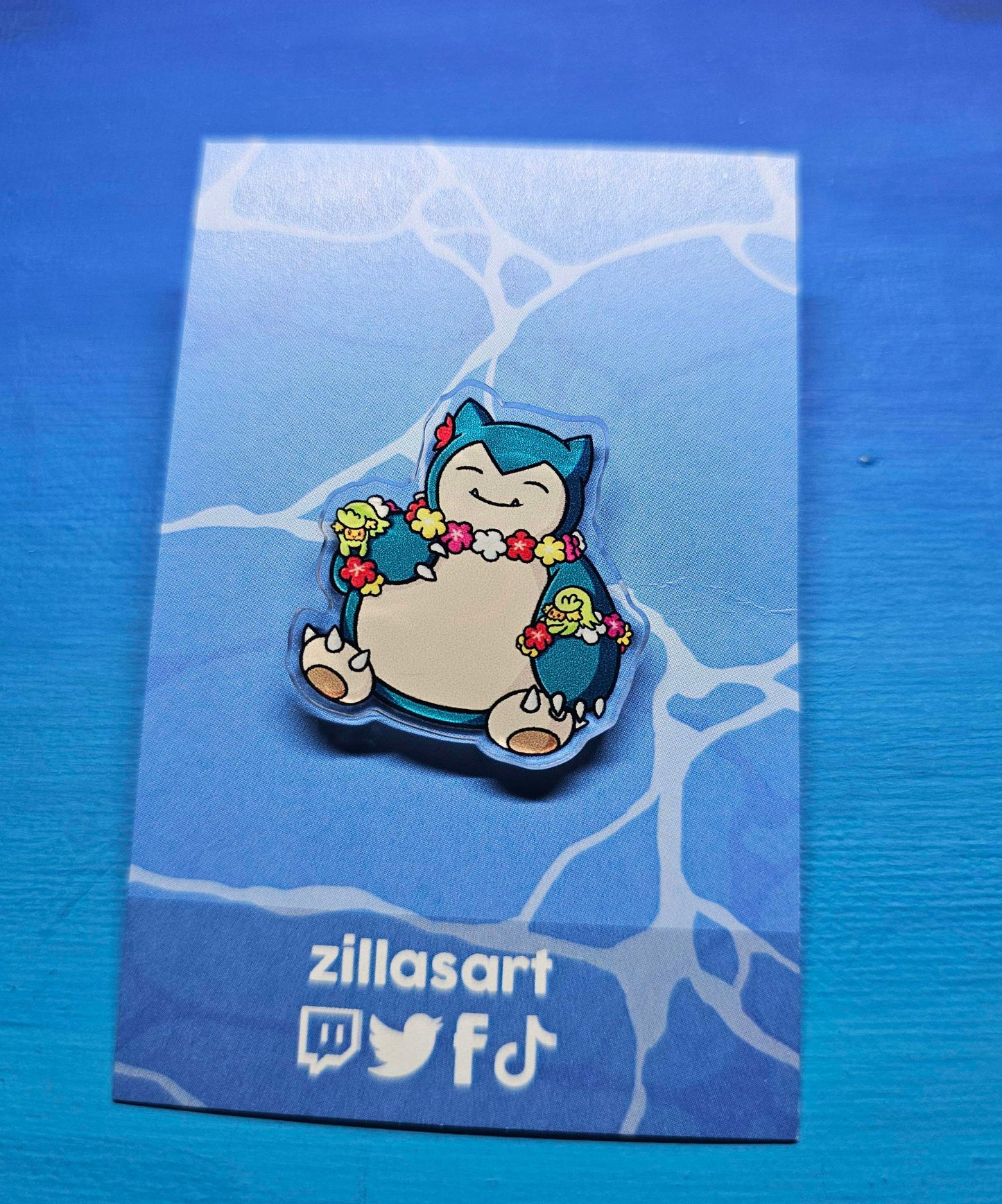 Snorlax + Comfey Pin 30mm
