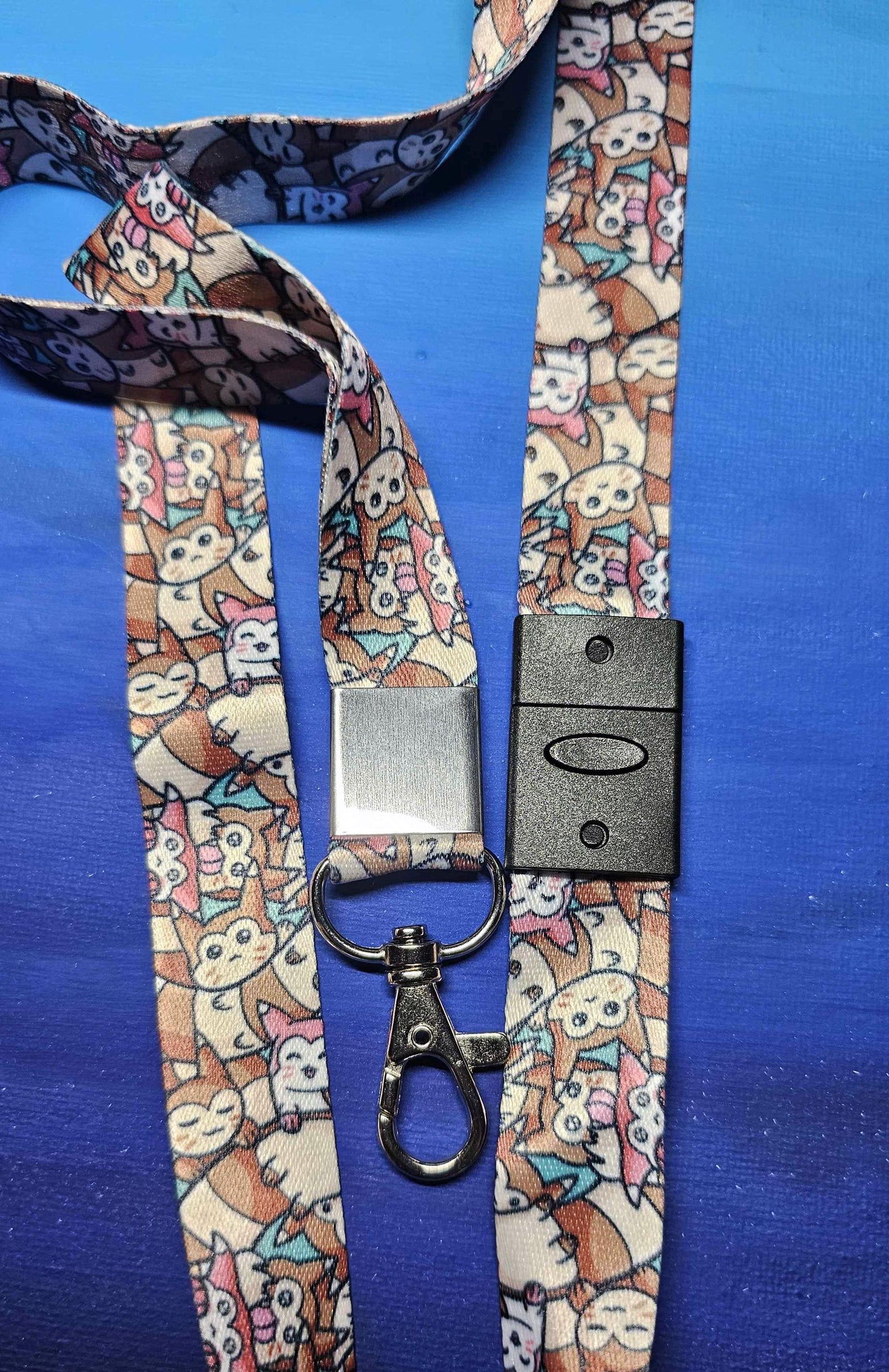 Furret Pile Lanyard w/ Safety Break