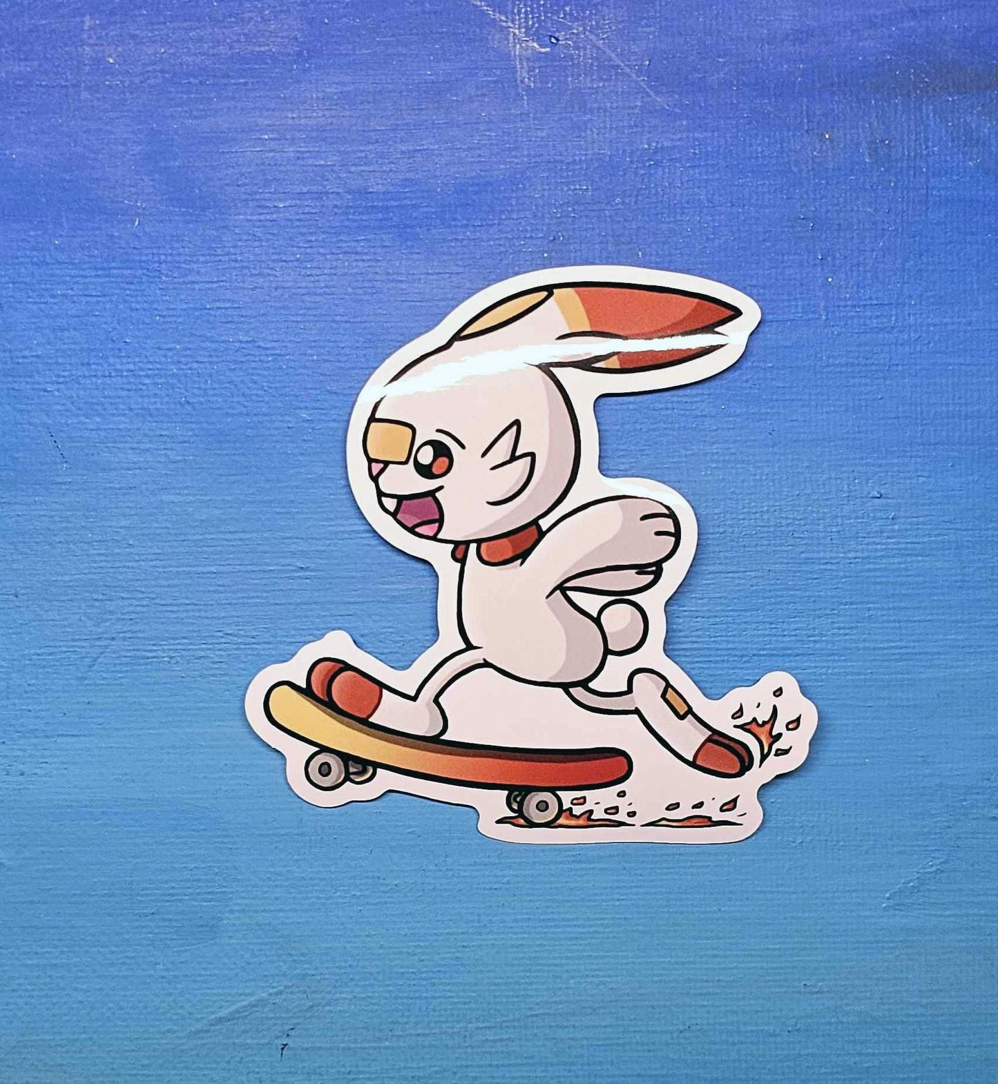 Scorbunny Skateboard Sticker