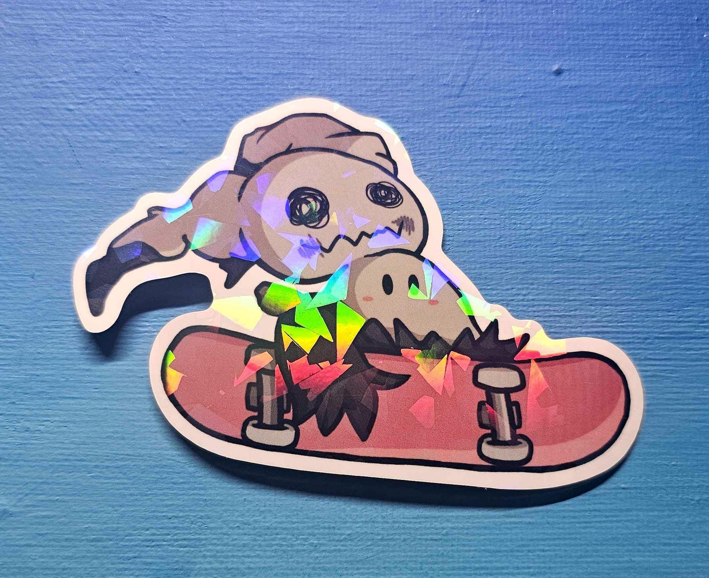 Shiny Mimikyu Skateboard Sticker