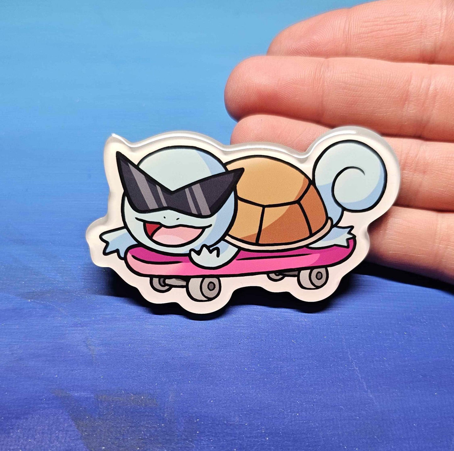 Squirtle Skateboard Magnet