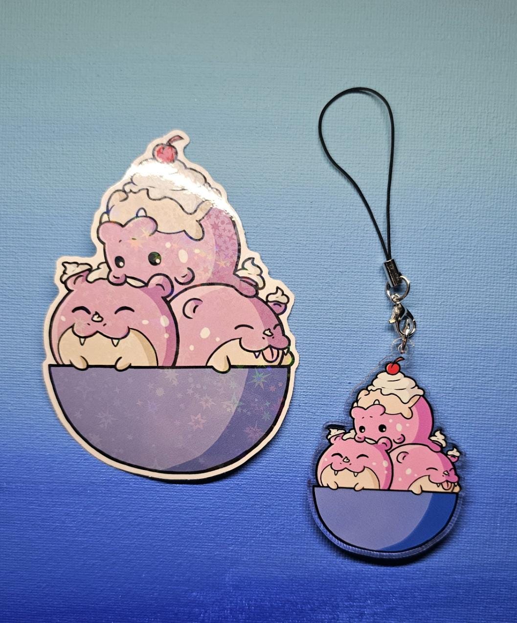 Double-Sided Bowl of Spheals Charm