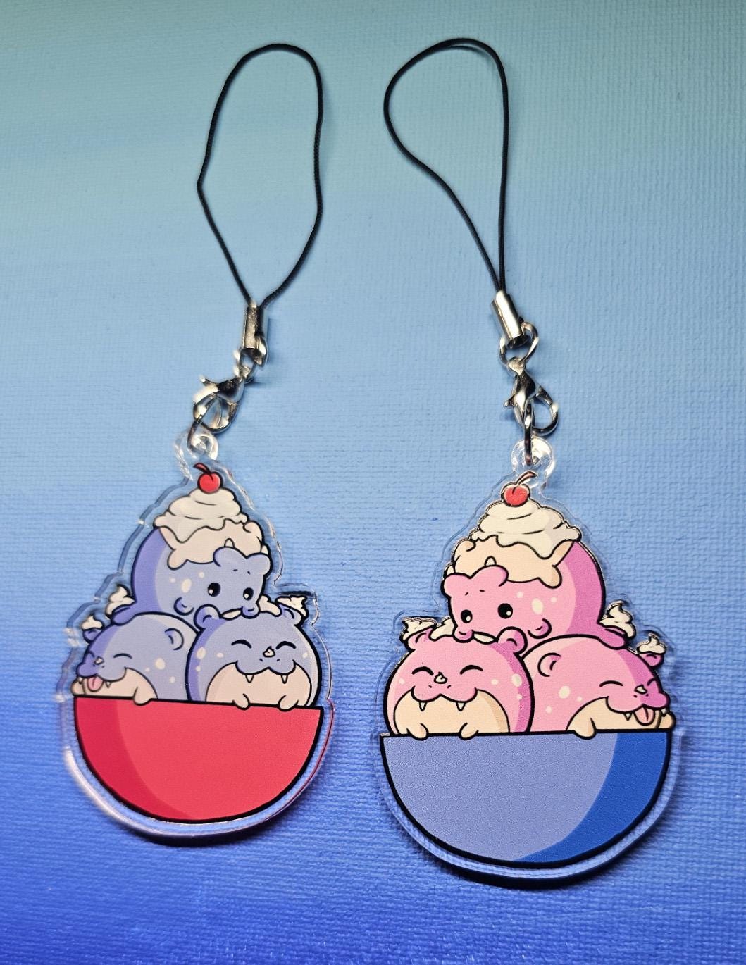 Double-Sided Bowl of Spheals Charm