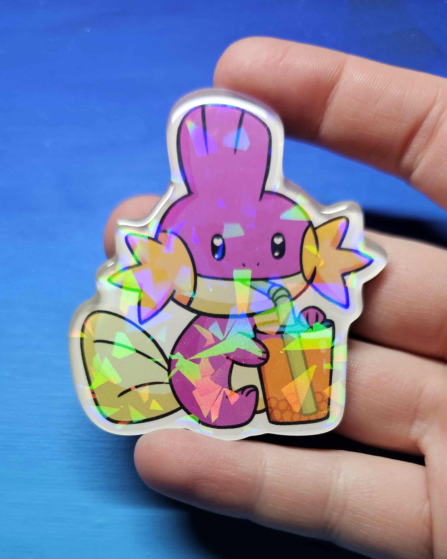 Shiny Boba Mudkip Magnet