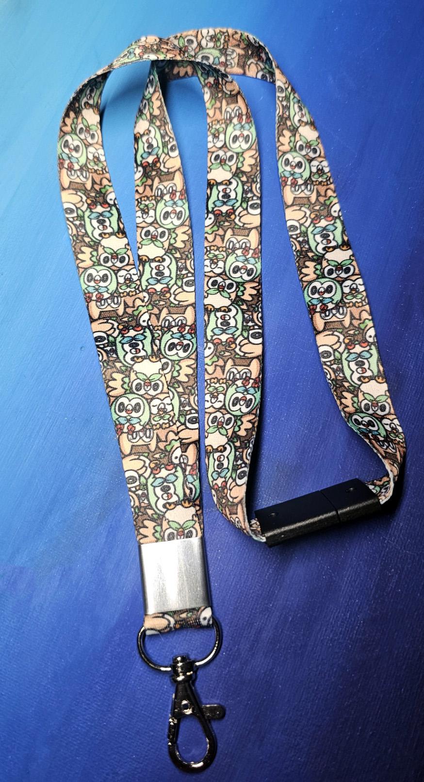 Rowlet Lanyard w/ Safety Break